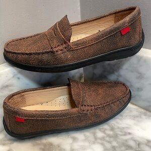 Marc Joseph Brown Leather‎ Loafers Boys Youth 1.5